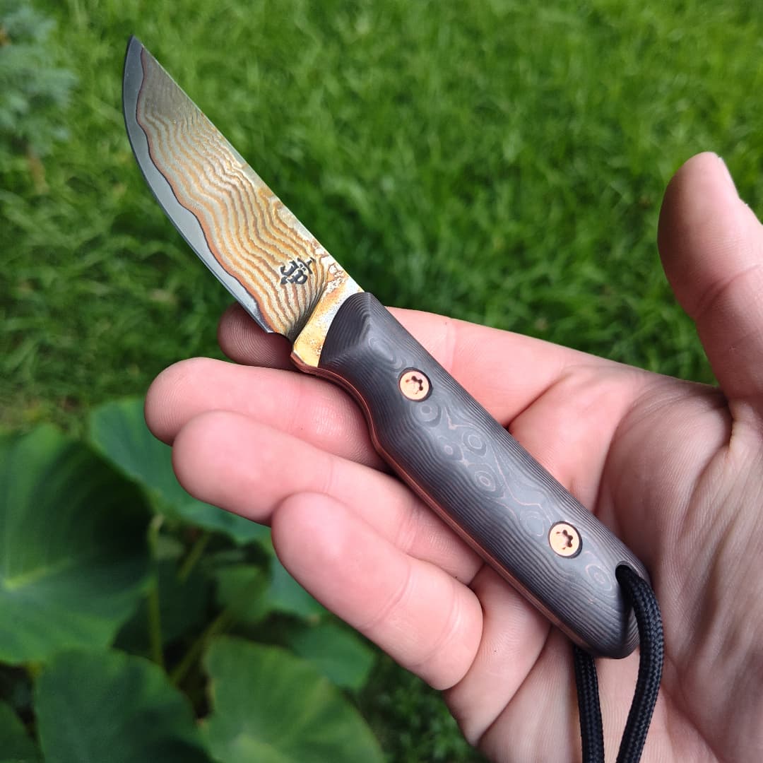One-off Damascus Pocket Kwaiken